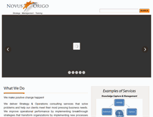 Tablet Screenshot of novusorigo.com